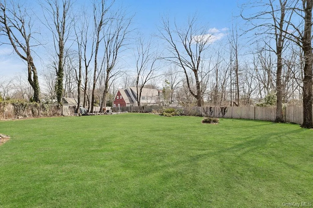 Fully fenced in private backyard Fully fenced in private backyard