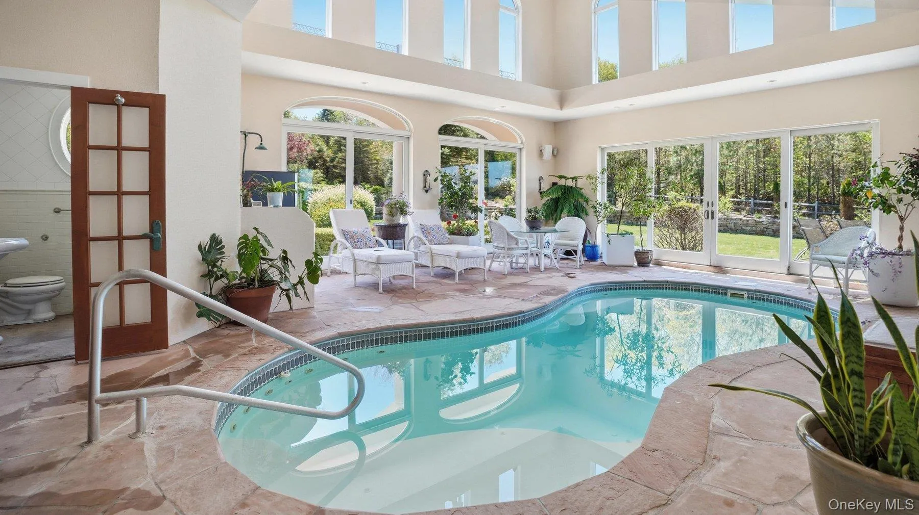 Indoor Pool with Steam Shower and Full Bath Indoor Pool with Steam Shower and Full Bath