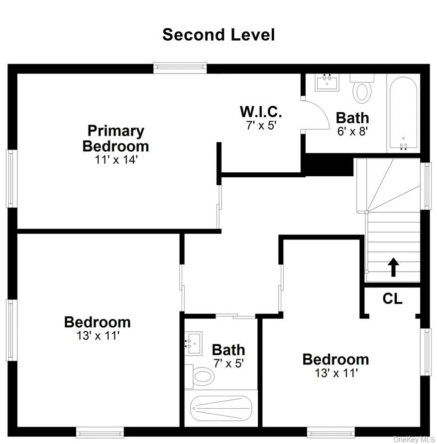 Second Level Floor Plan Second Level Floor Plan