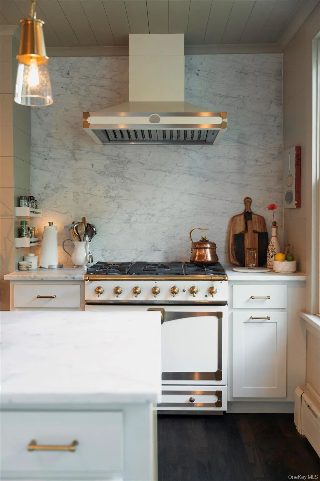 La Cornue range and hood La Cornue range and hood
