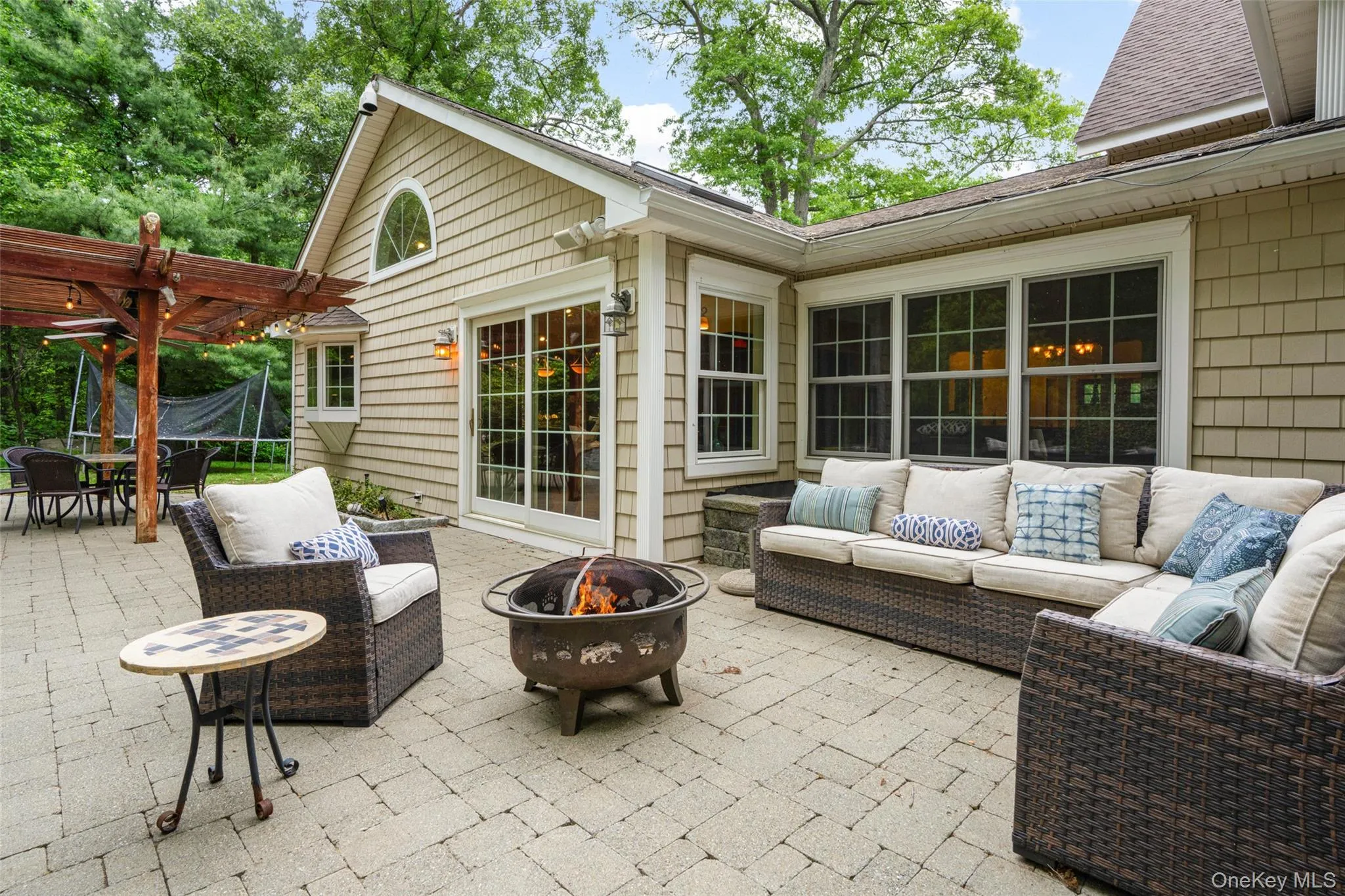 Patio with firepit Patio with firepit