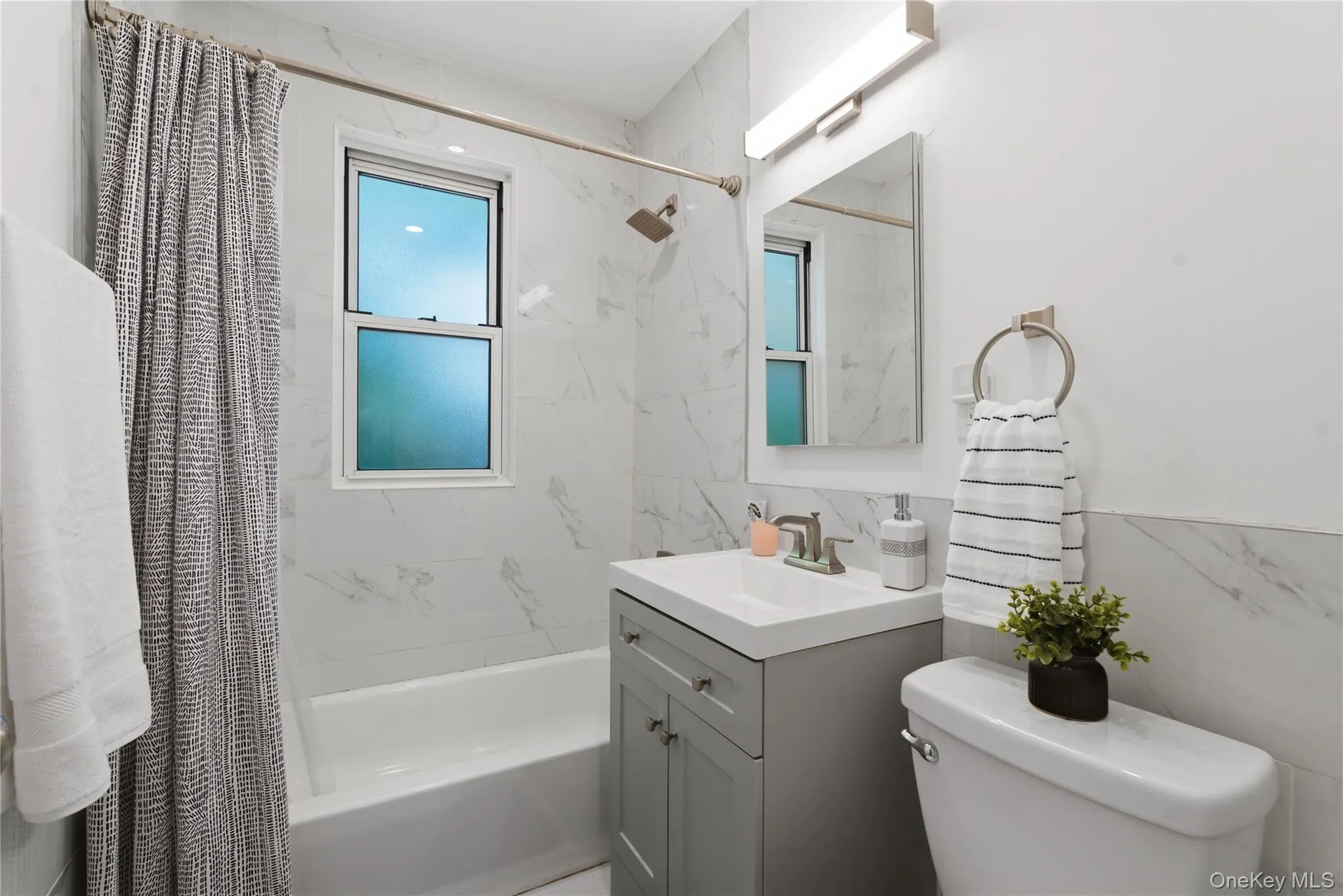 Updated hall bath Updated hall bath