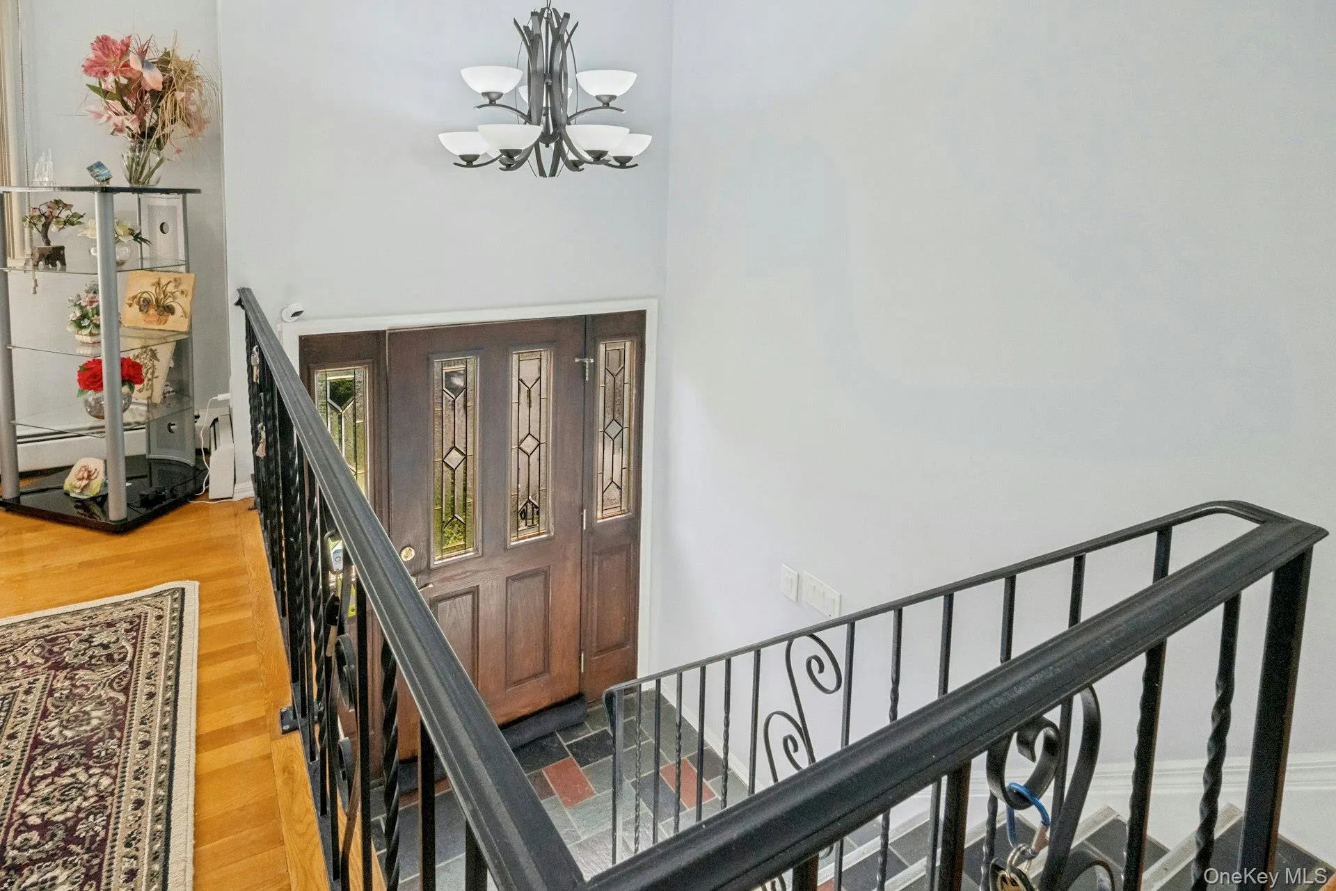 Stairs to lower level Stairs to lower level