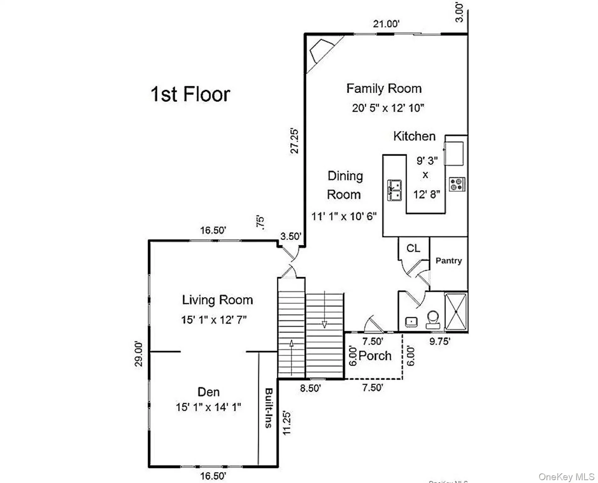 Main-level floor plan Main-level floor plan