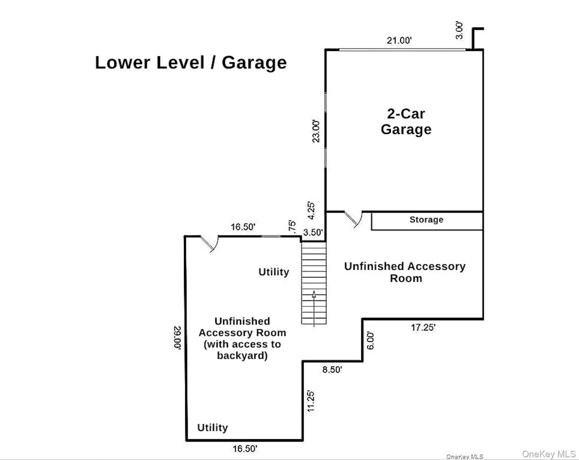 Lower-level floor plan Lower-level floor plan