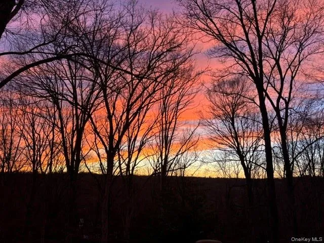 Sunset view from the deck Sunset view from the deck