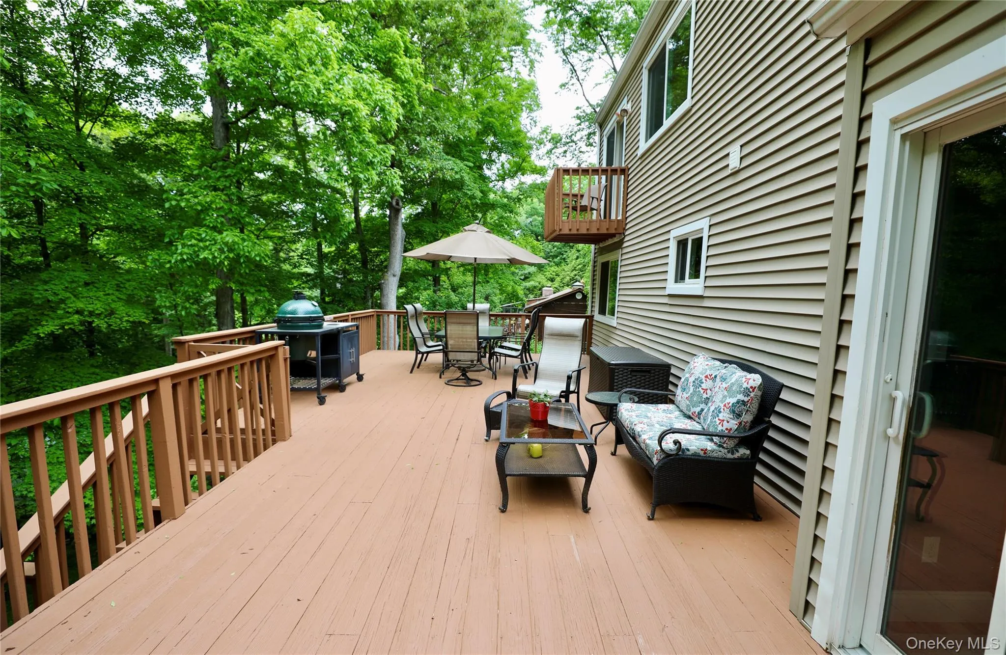 Deck off of kitchen Deck off of kitchen