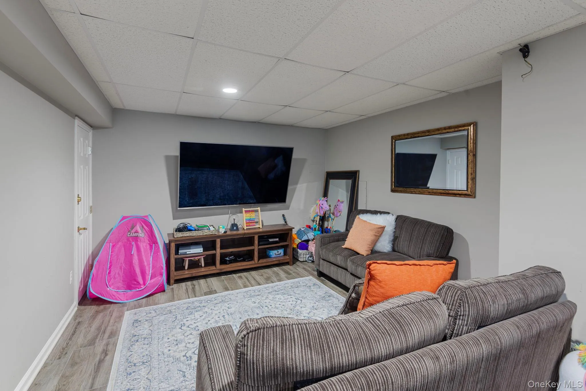 Den area in Basement Den area in Basement