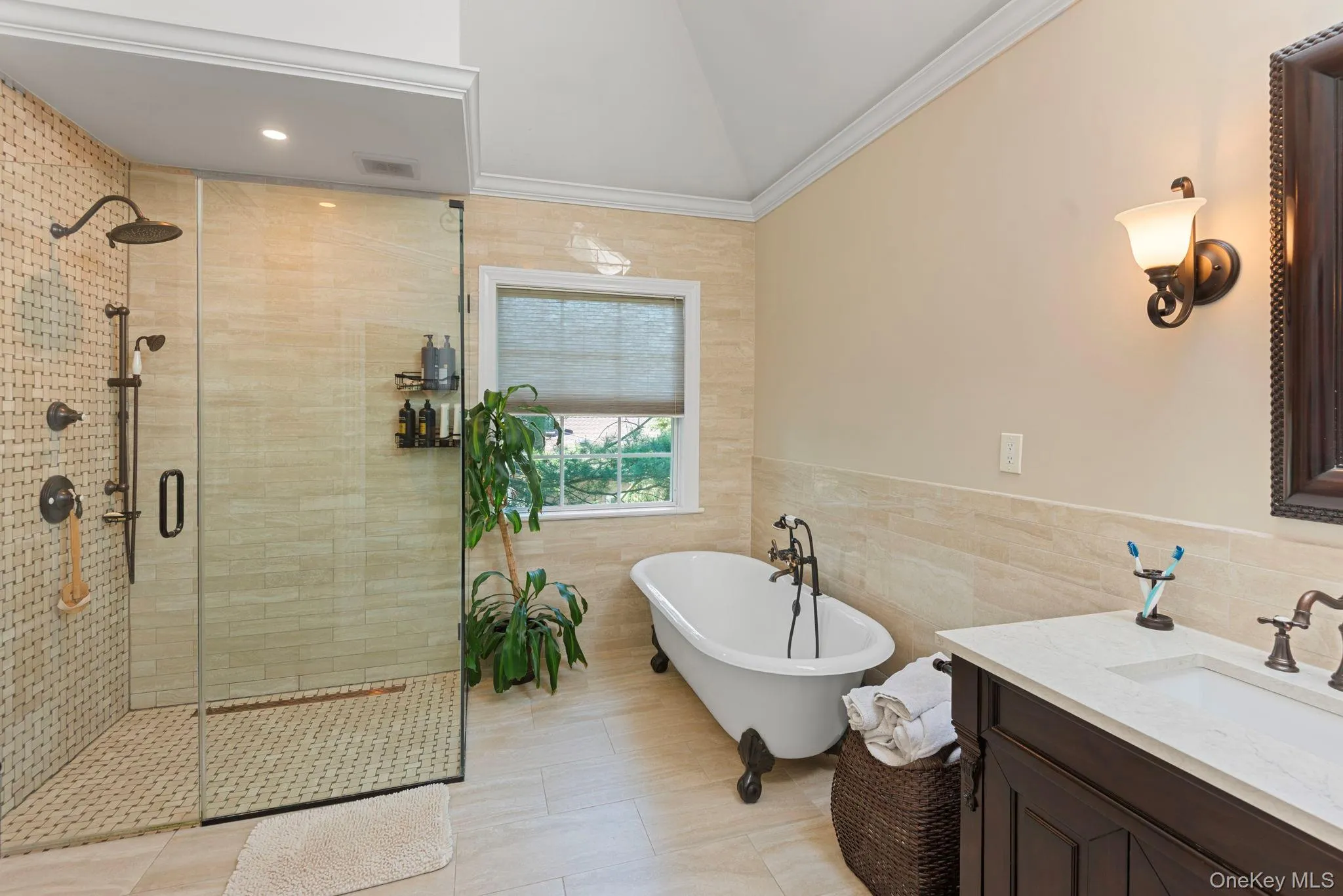 Primary Bathroom with Separate Oversized Shower & Soaking Tub Primary Bathroom with Separate Oversized Shower & Soaking Tub