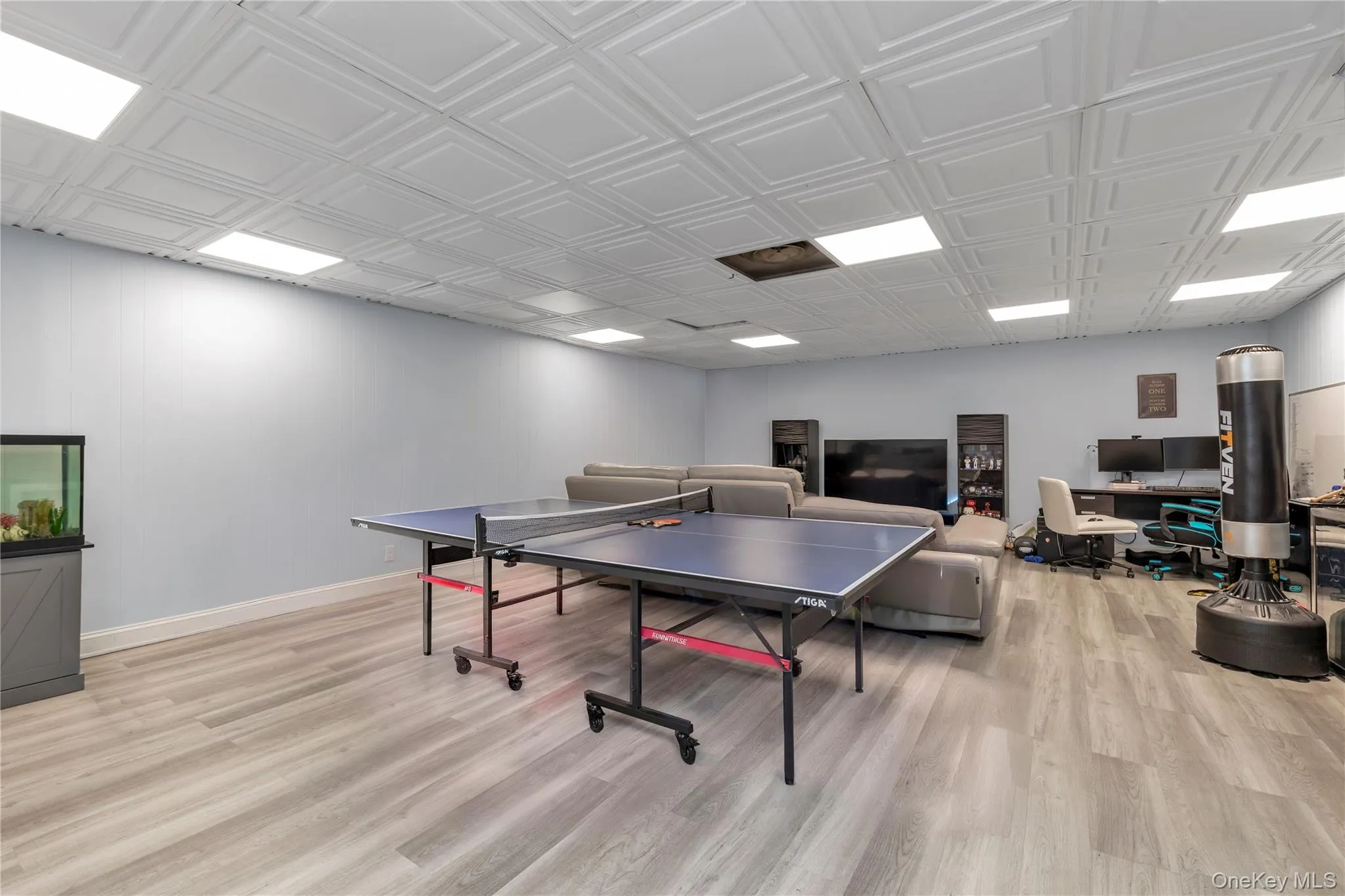 Full finished basement with high ceilings Full finished basement with high ceilings