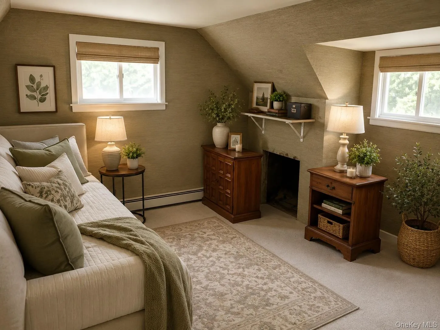 Second floor bedroom with ample natural lightDigitally staged & enhanced second floor bedroom showing upgrade options Second floor bedroom with ample natural lightDigitally staged & enhanced second floor bedroom showing upgrade options