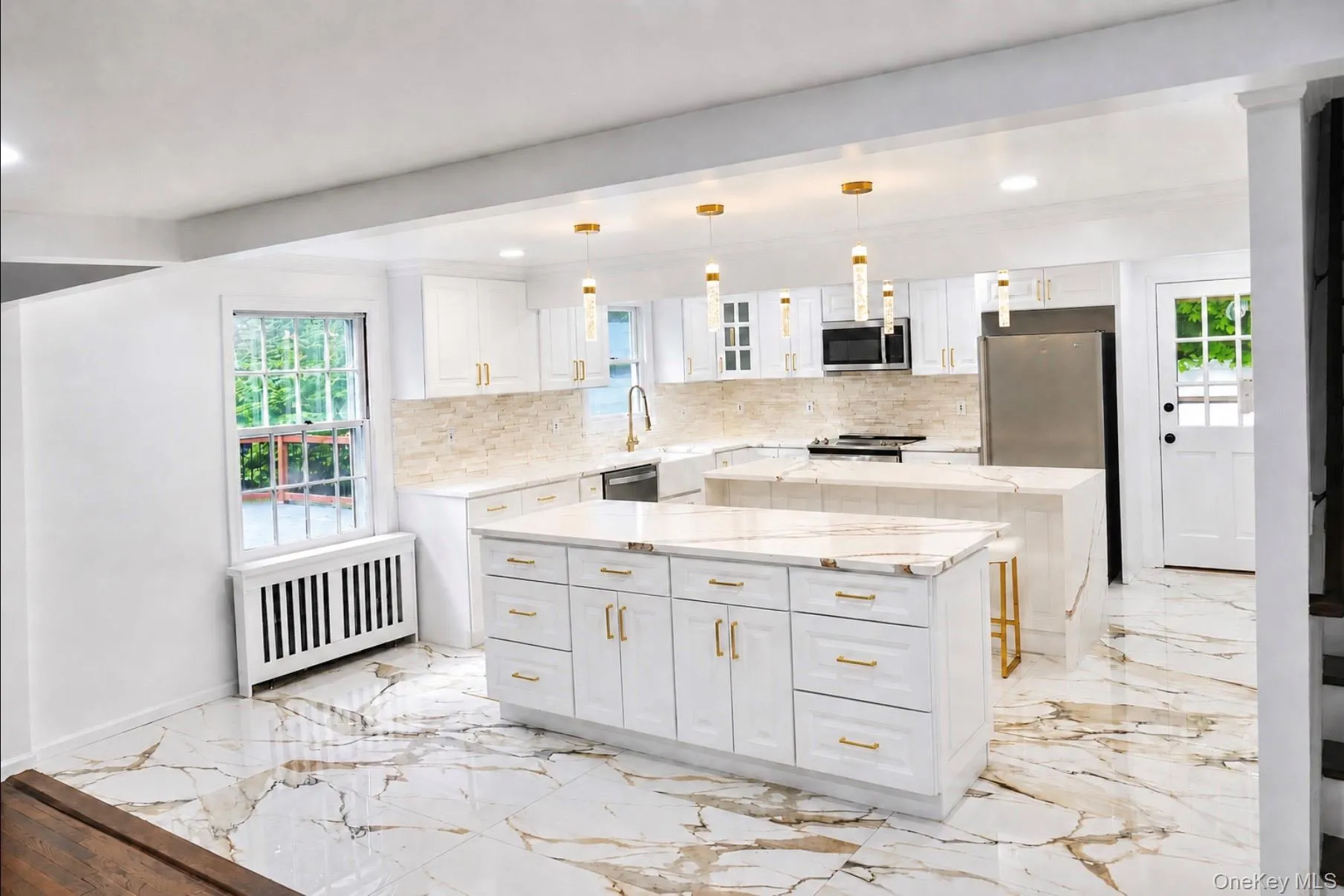 Newly remodeled 2 island kitchen: up-to date modern design Newly remodeled 2 island kitchen: up-to date modern design