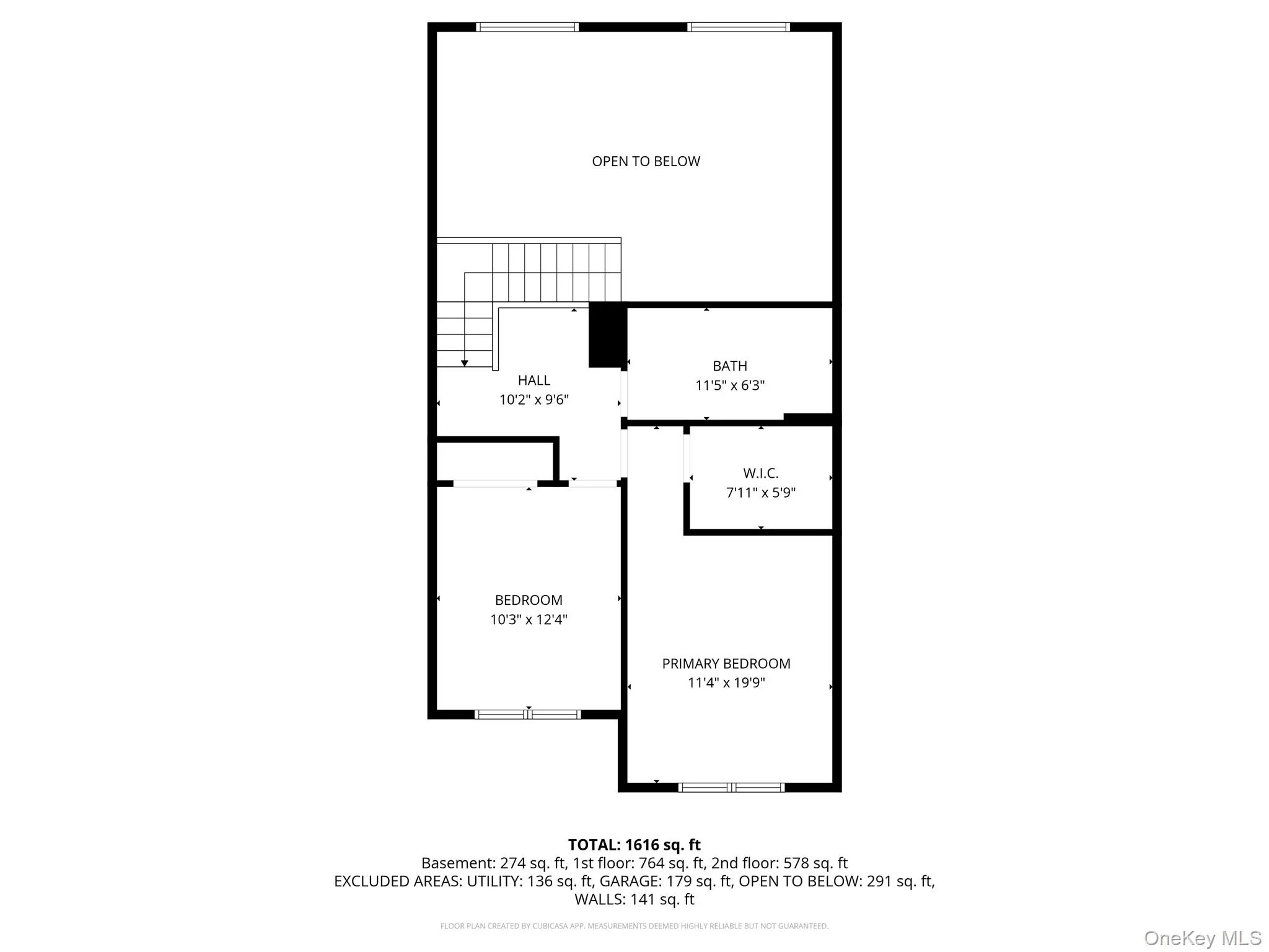 Floorplan second floor Floorplan second floor