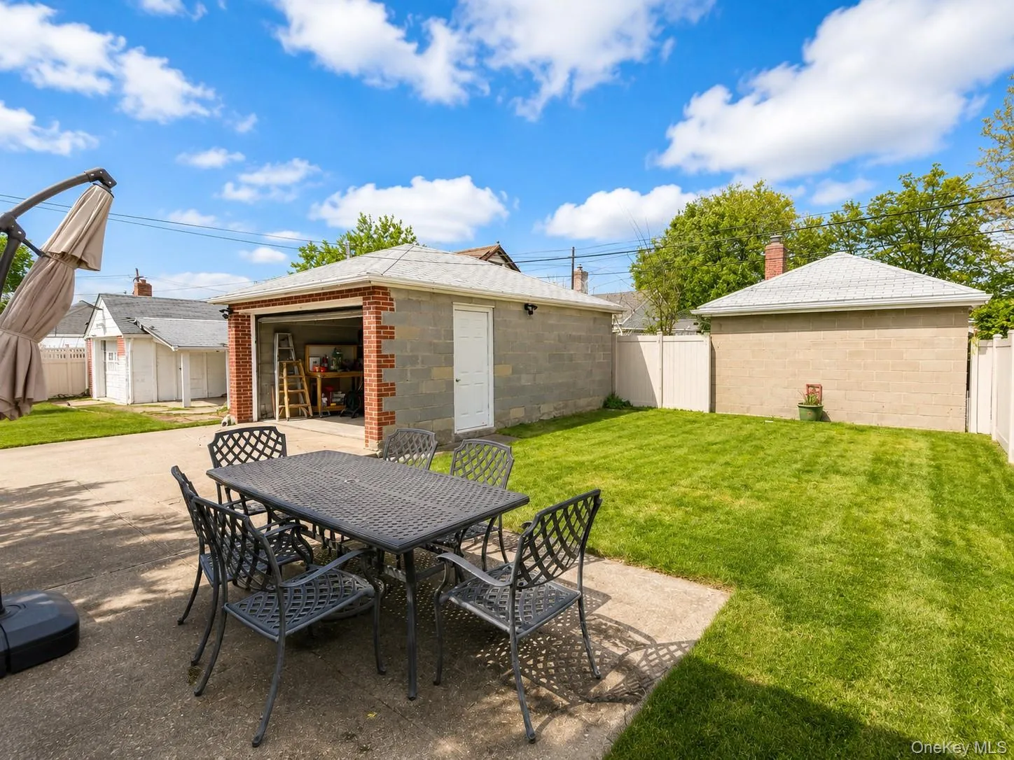 Backyard and Garage Backyard and Garage
