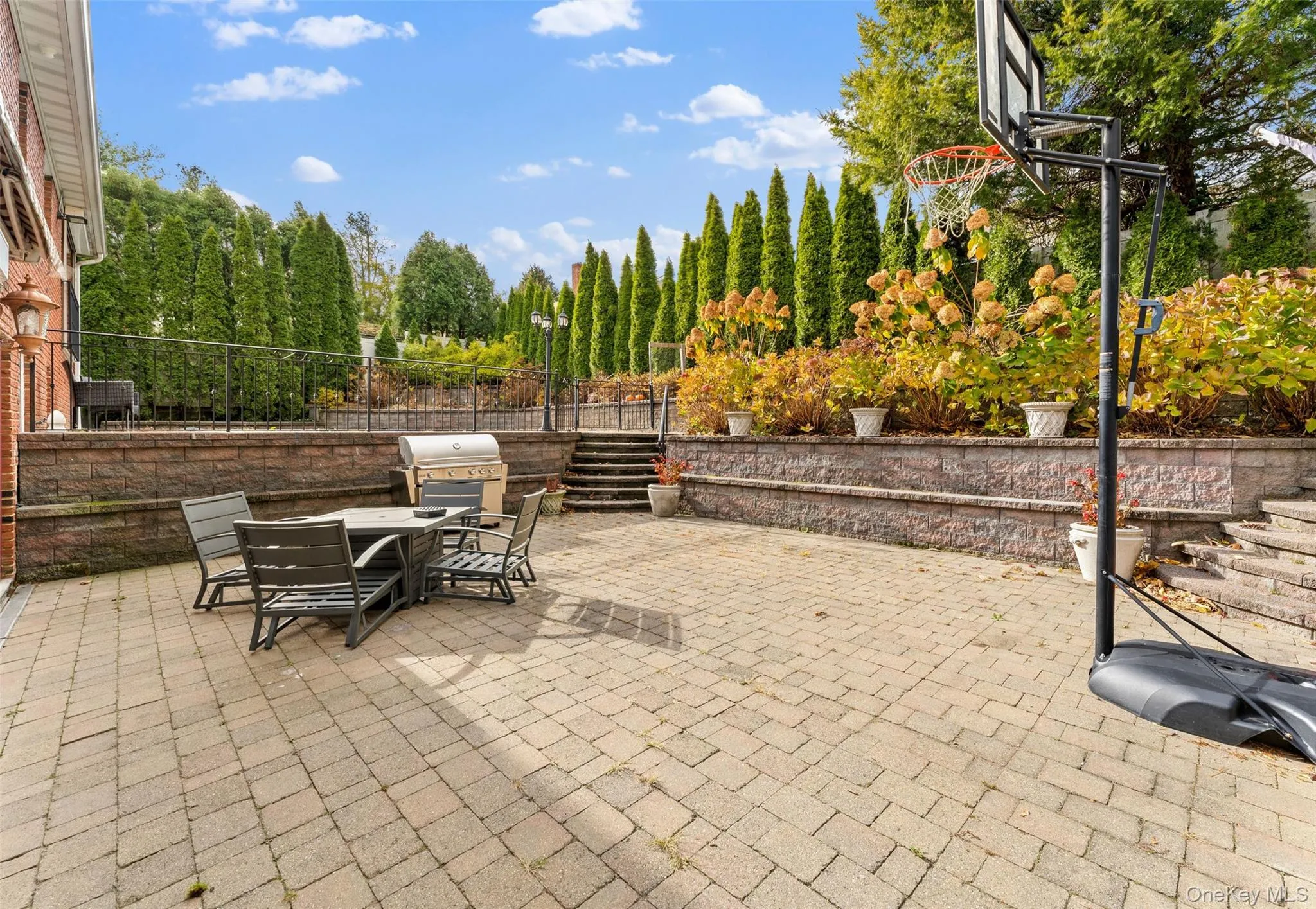 Alternative view of the patio and private backyard Alternative view of the patio and private backyard