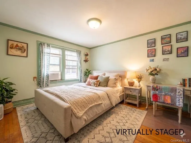 Virtually staged bedroom Virtually staged bedroom