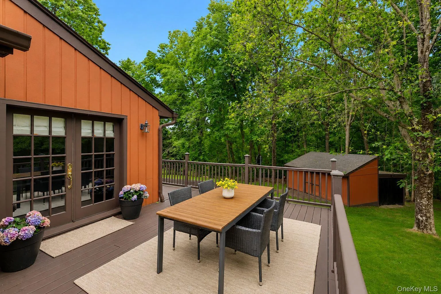 Wraparound deck perfect for relaxing, entertaining or simply enjoying nature. Wraparound deck perfect for relaxing, entertaining or simply enjoying nature.