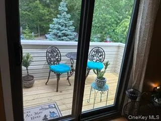 Outdoor Balcony viewed from Dining room Outdoor Balcony viewed from Dining room