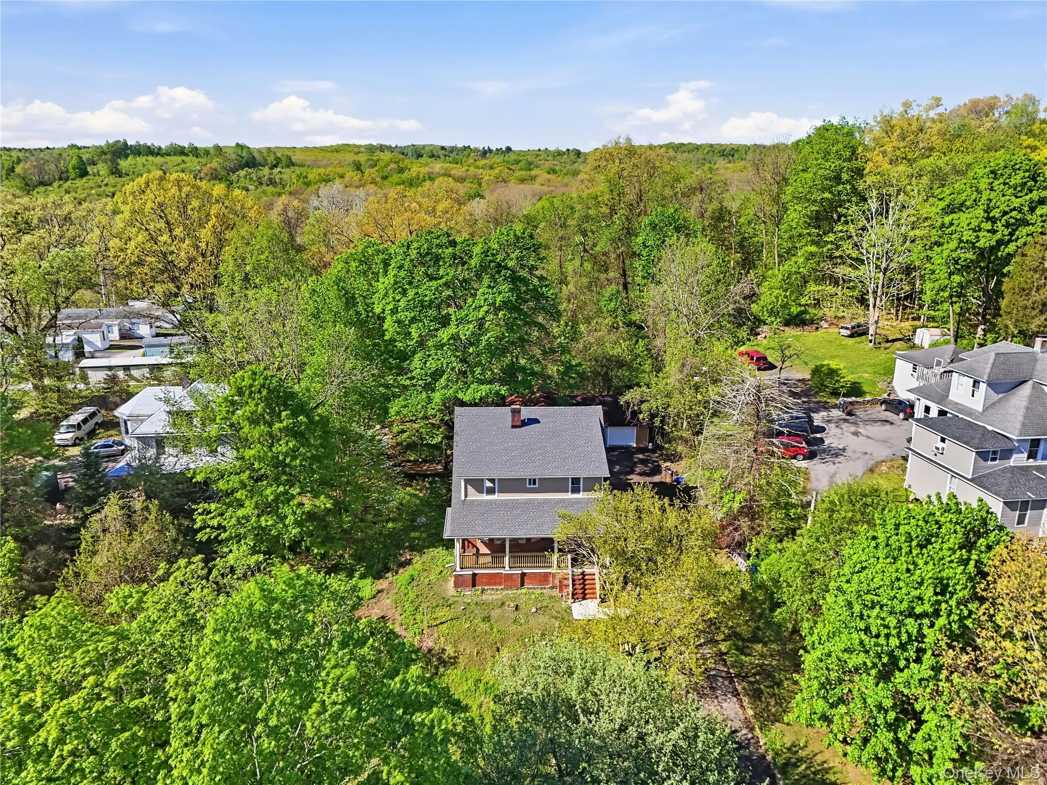 Aerial view of 24 Summit Avenue Aerial view of 24 Summit Avenue