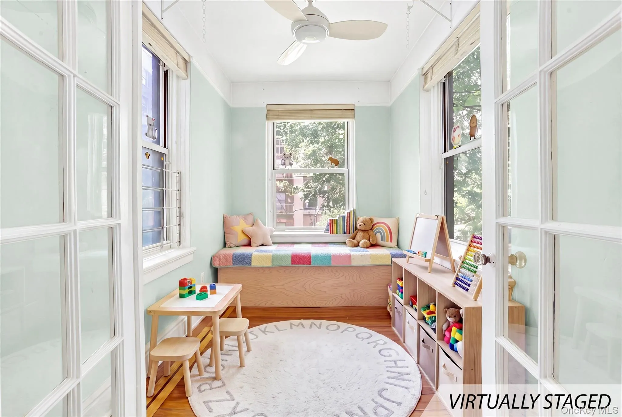 Virtually staged for a kids playroom Virtually staged for a kids playroom