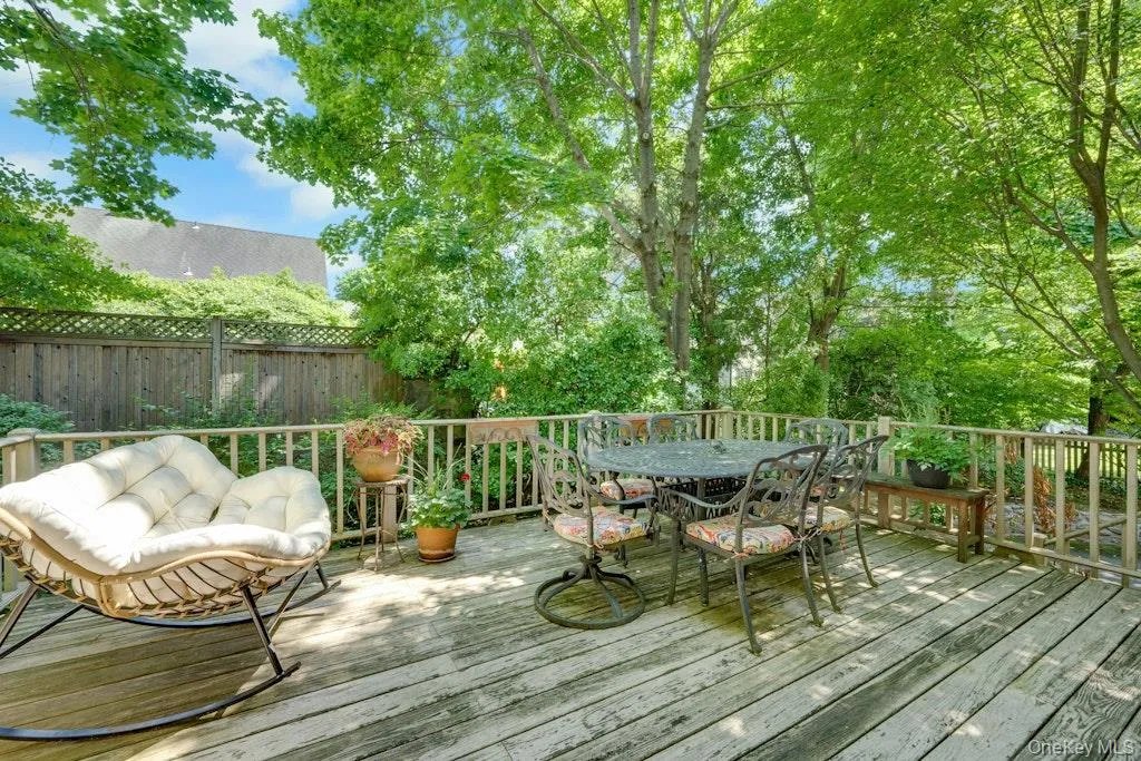 Deck off kitchen Deck off kitchen