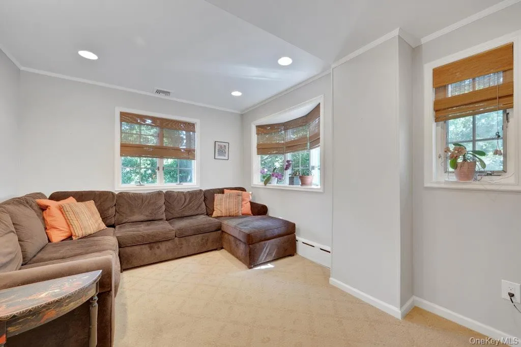 Family room right off the kitchen Family room right off the kitchen