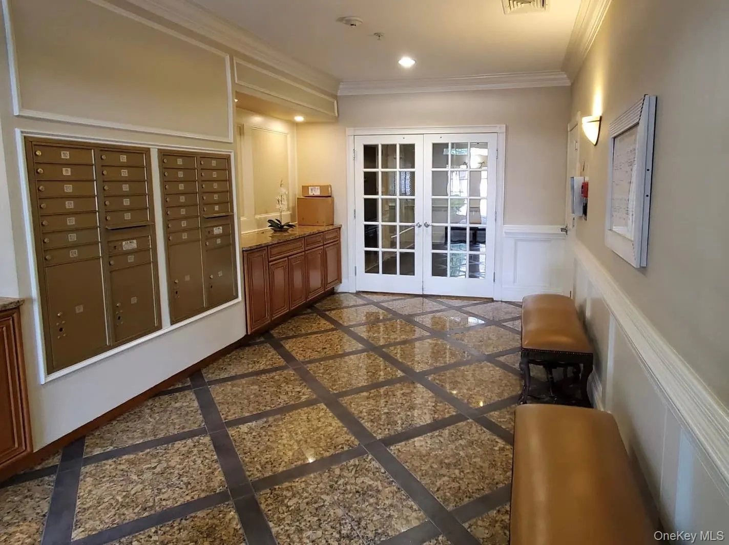 1st Lobby with mailboxes 1st Lobby with mailboxes
