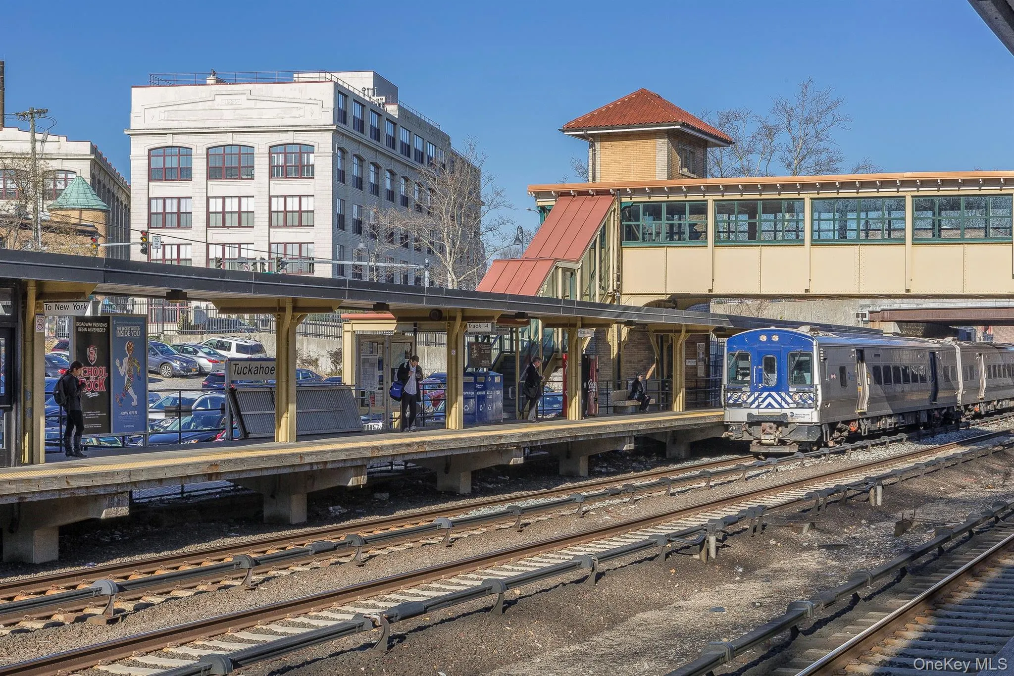 Tuckahoe Metro North Station less than a mile away with service to GCT. Tuckahoe Metro North Station less than a mile away with service to GCT.