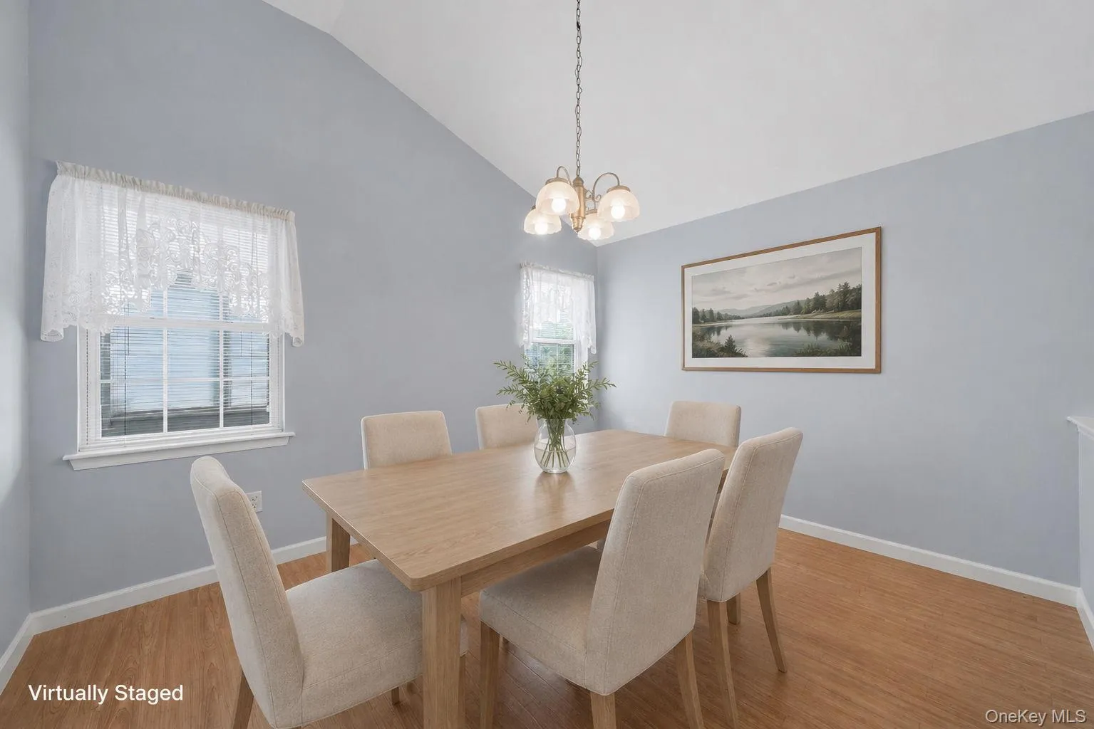 Virtually staged Formal Dining Room Virtually staged Formal Dining Room