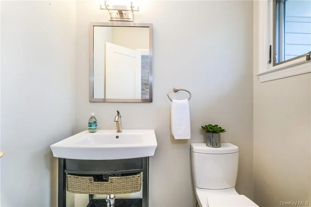 First floor powder room. First floor powder room.