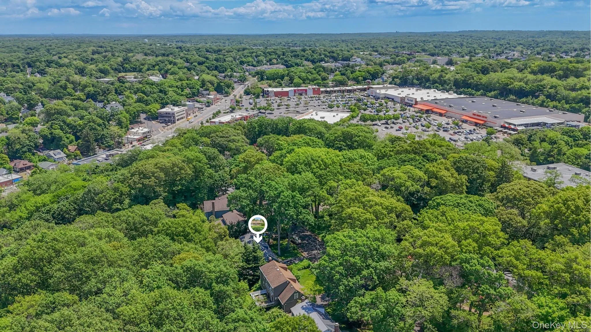 Ariel View w/Huntington Commons Shopping Center 1 Block Over Ariel View w/Huntington Commons Shopping Center 1 Block Over