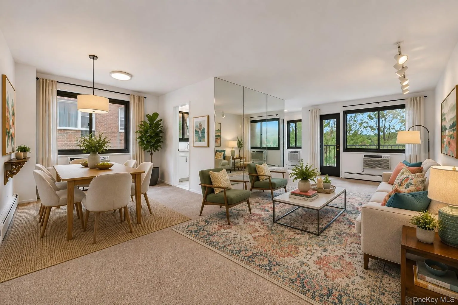 Living Room and Dining Room virtually staged. Living Room and Dining Room virtually staged.
