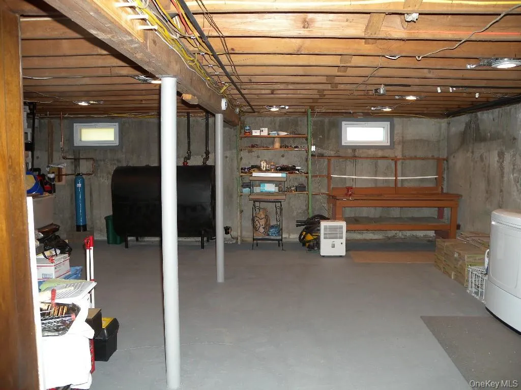 Unfinished area. Unfinished area.