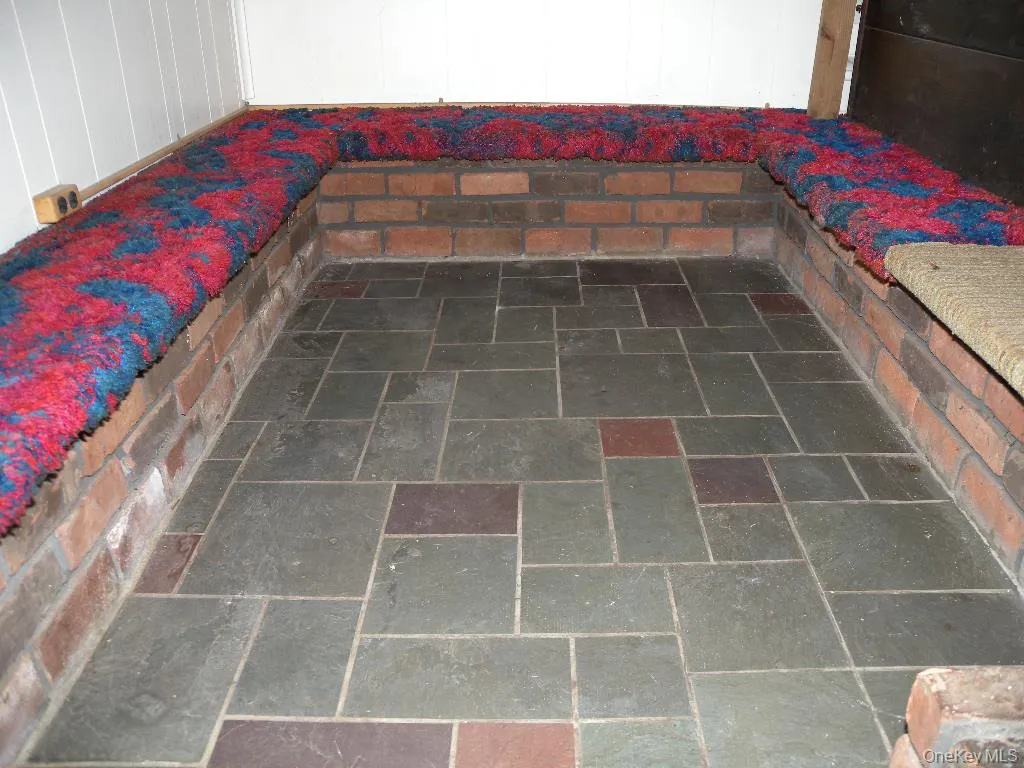 Fireplace seating area. Fireplace seating area.