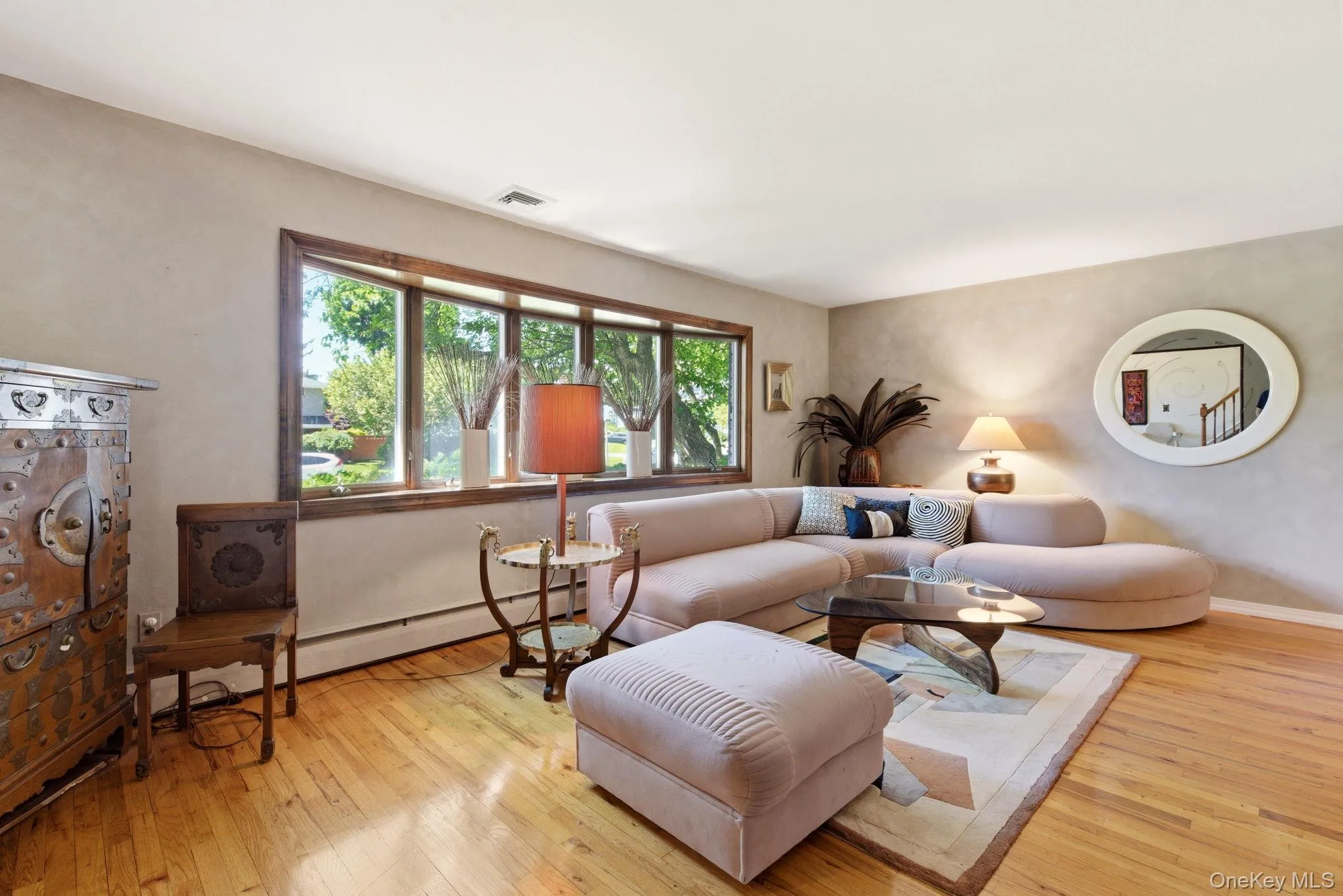 Living Room with Large Bank of Windows Living Room with Large Bank of Windows