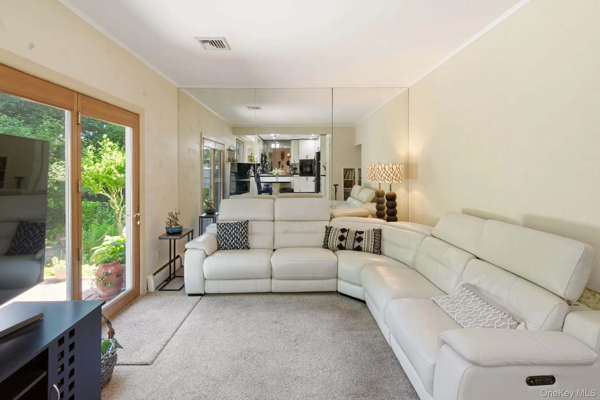 Family Room with Sliders to Yard Family Room with Sliders to Yard