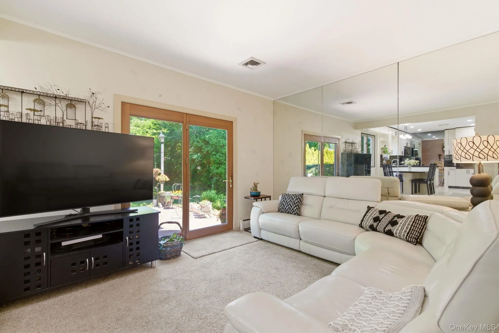 Family Room with Sliders to Yard Family Room with Sliders to Yard