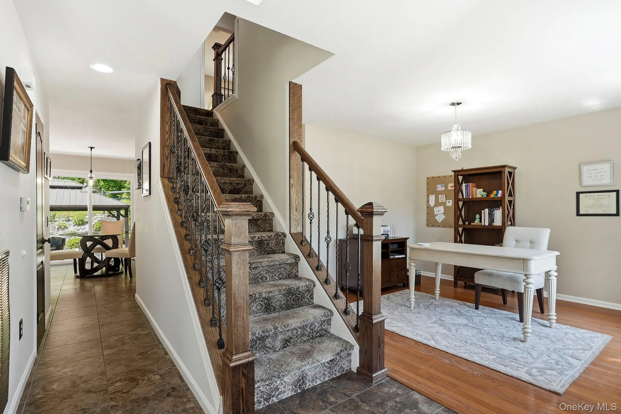 On the right, as you enter is our home office. On the right, as you enter is our home office.
