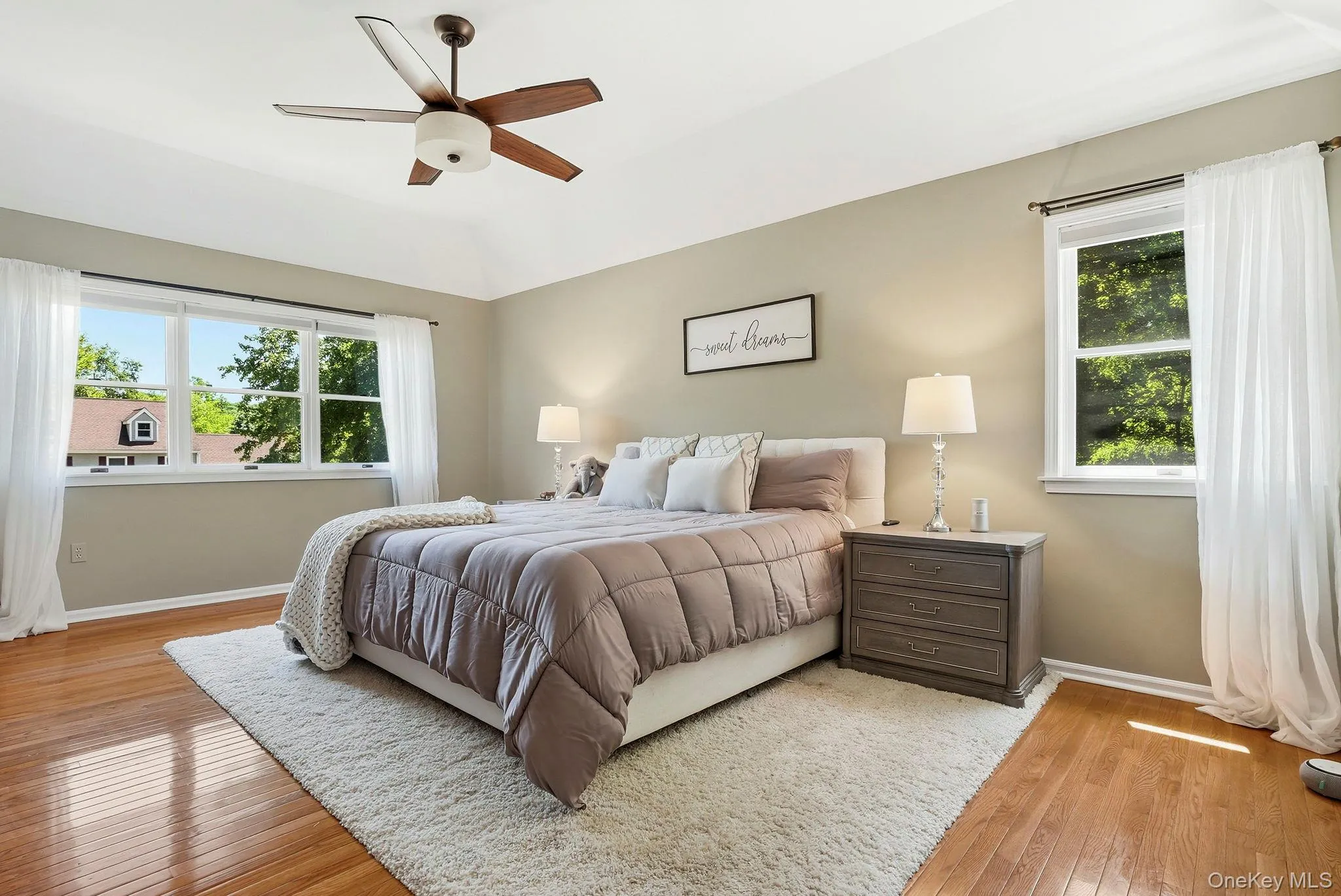 The owner's suite is a comfortable and serene space. The owner's suite is a comfortable and serene space.
