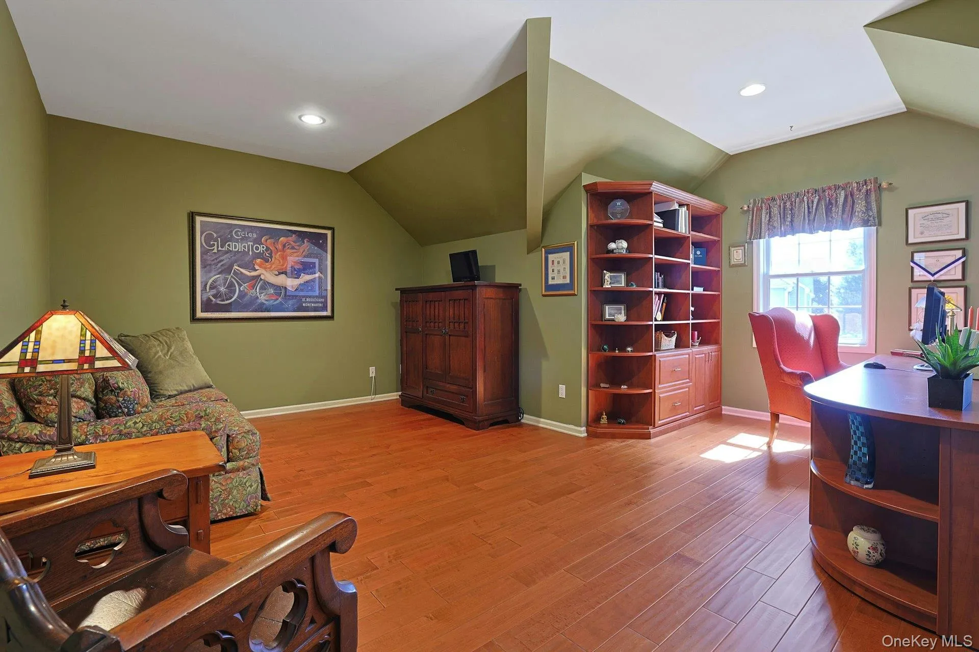 Work from home with ease in this large office space, offering plenty of room for a desk, storage, and a comfortable setup designed Work from home with ease in this large office space, offering plenty of room for a desk, storage, and a comfortable setup designed