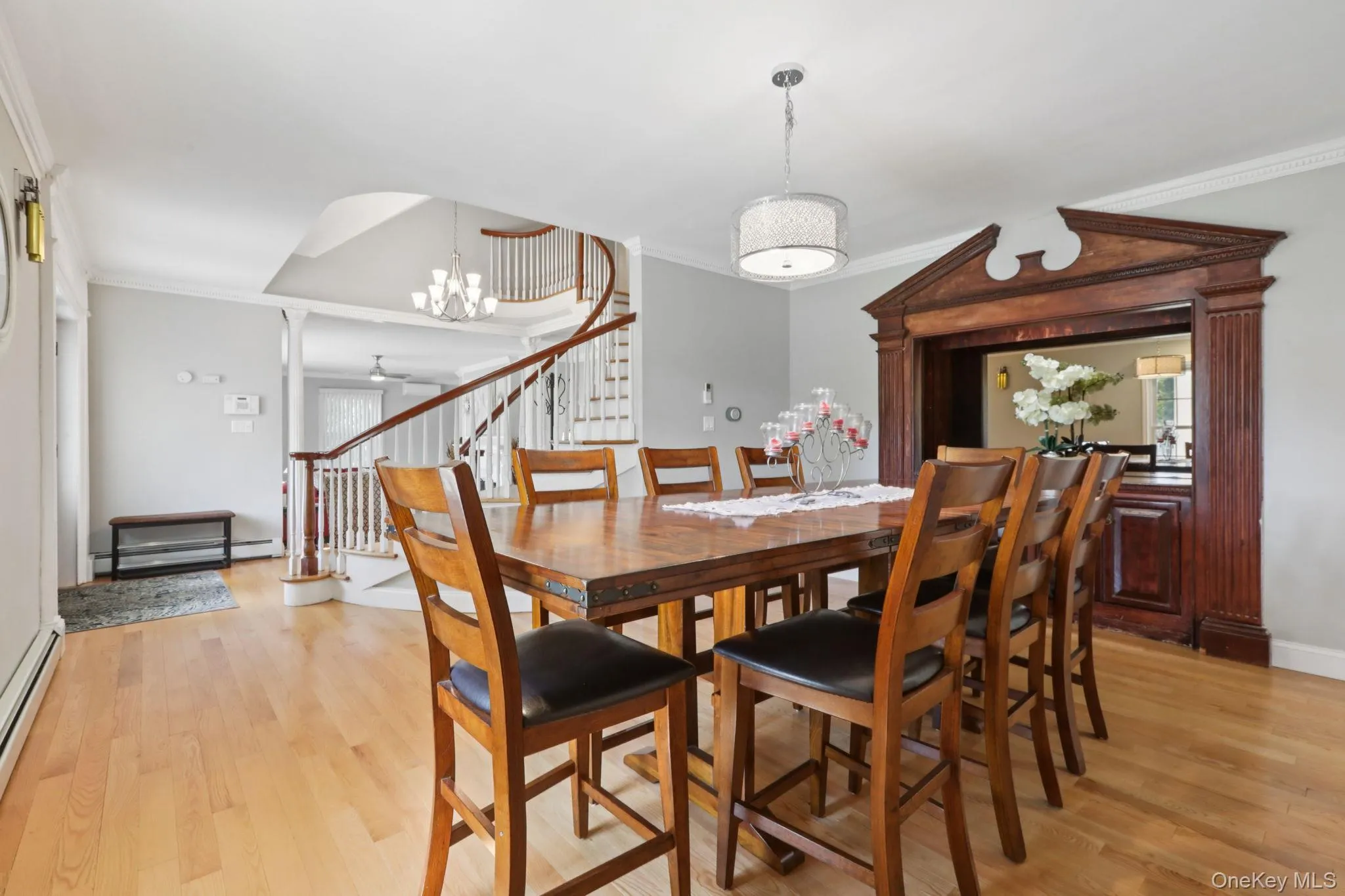 Dining room for formal or casual gatherings Dining room for formal or casual gatherings
