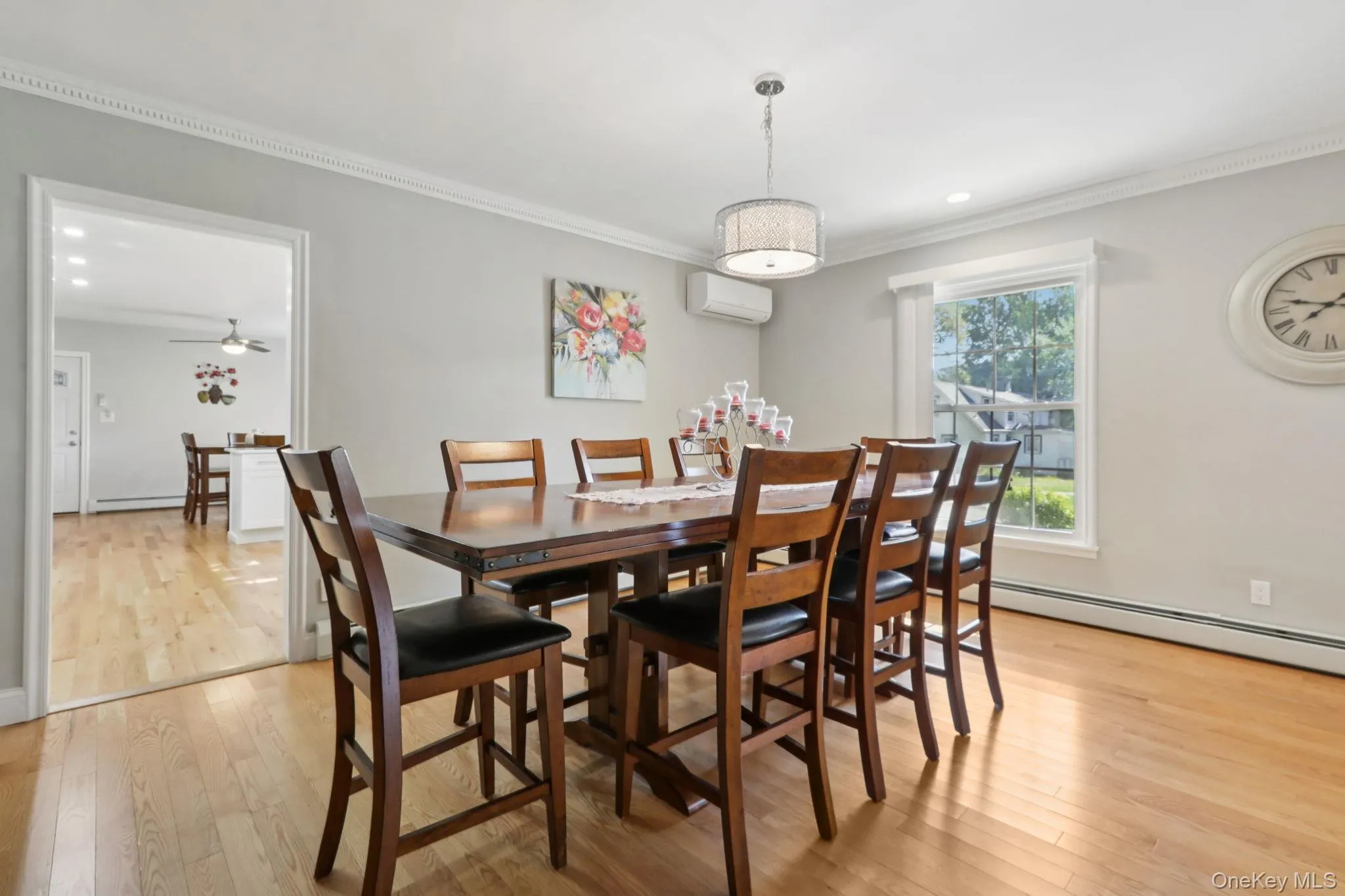 Dining room opens to the beautiful kitchen Dining room opens to the beautiful kitchen