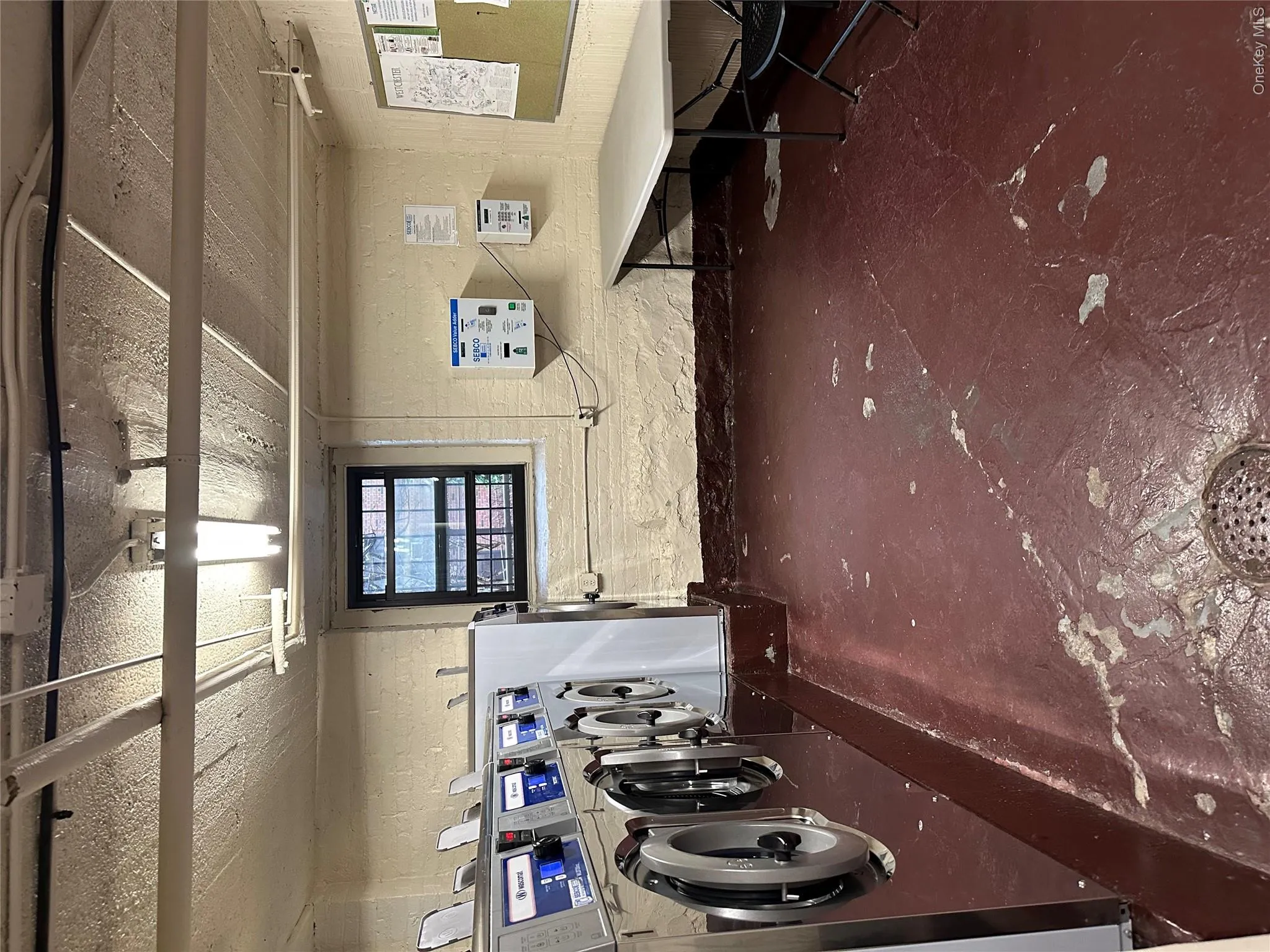 Common laundry area with washer and clothes dryer Common laundry area with washer and clothes dryer