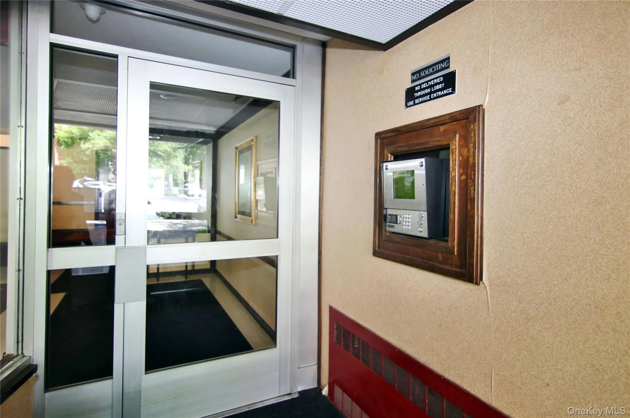 Interior Door with Intercom System Interior Door with Intercom System