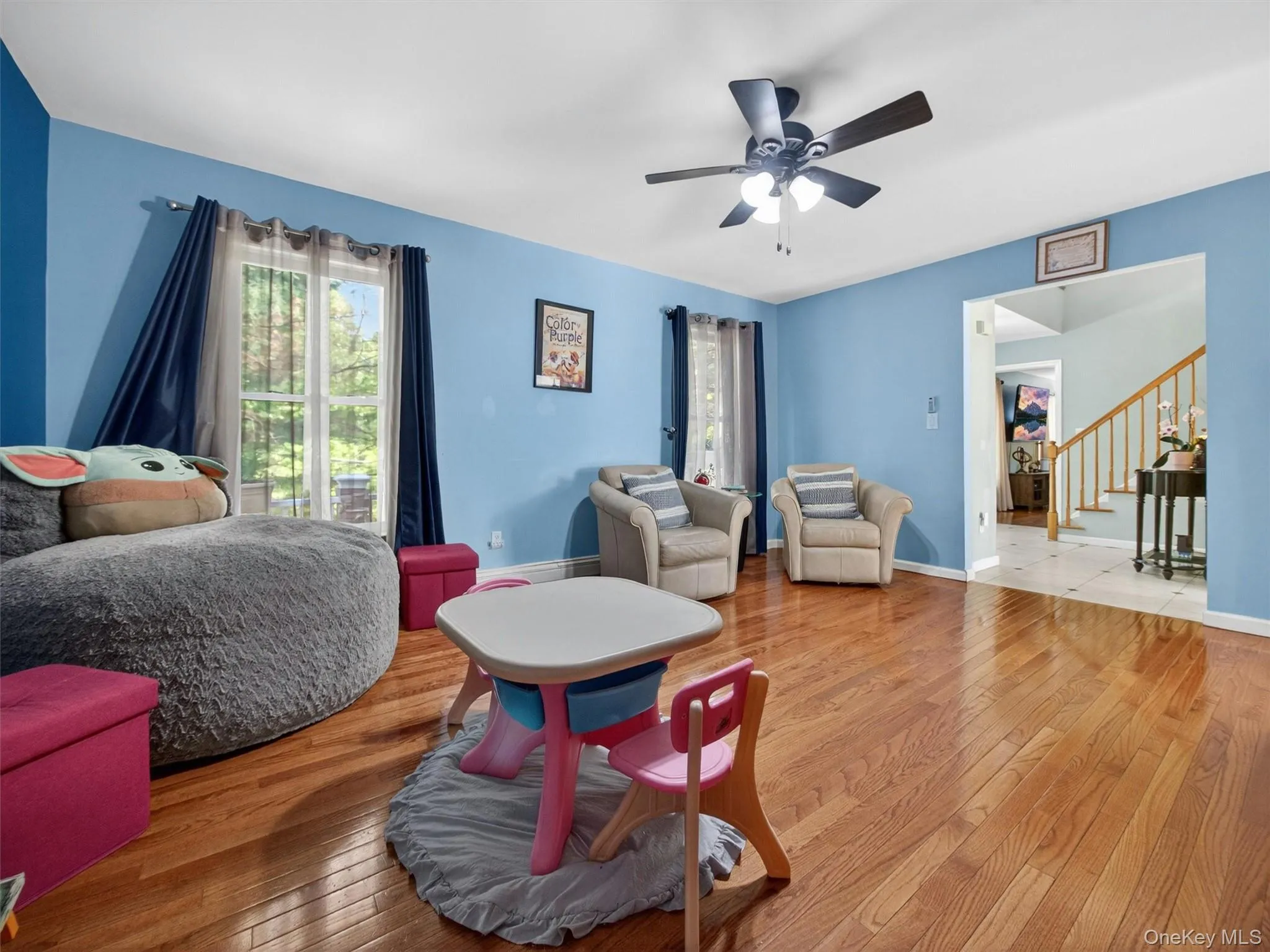 Bright and versatile family room offering plenty of space for recreation, relaxation, or everyday living. Bright and versatile family room offering plenty of space for recreation, relaxation, or everyday living.