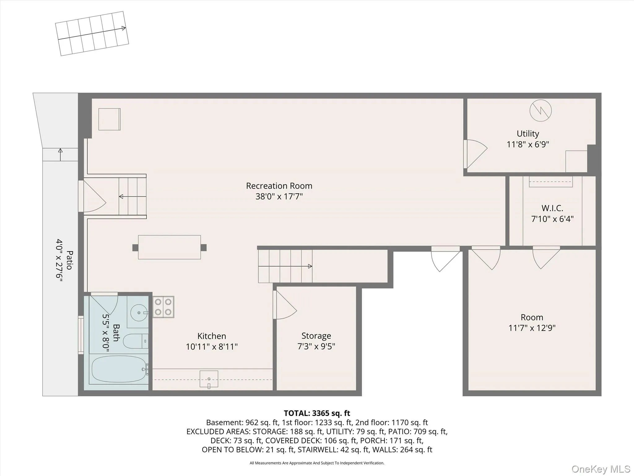 Lower Level floorplan Lower Level floorplan