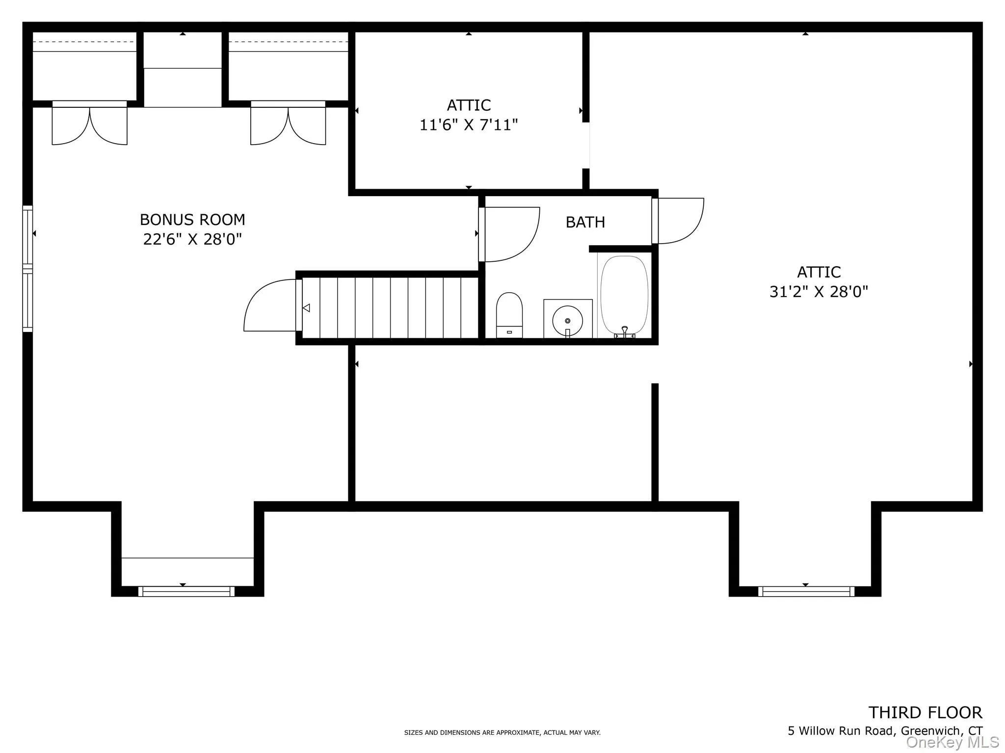 Third Level Floor Plan Third Level Floor Plan