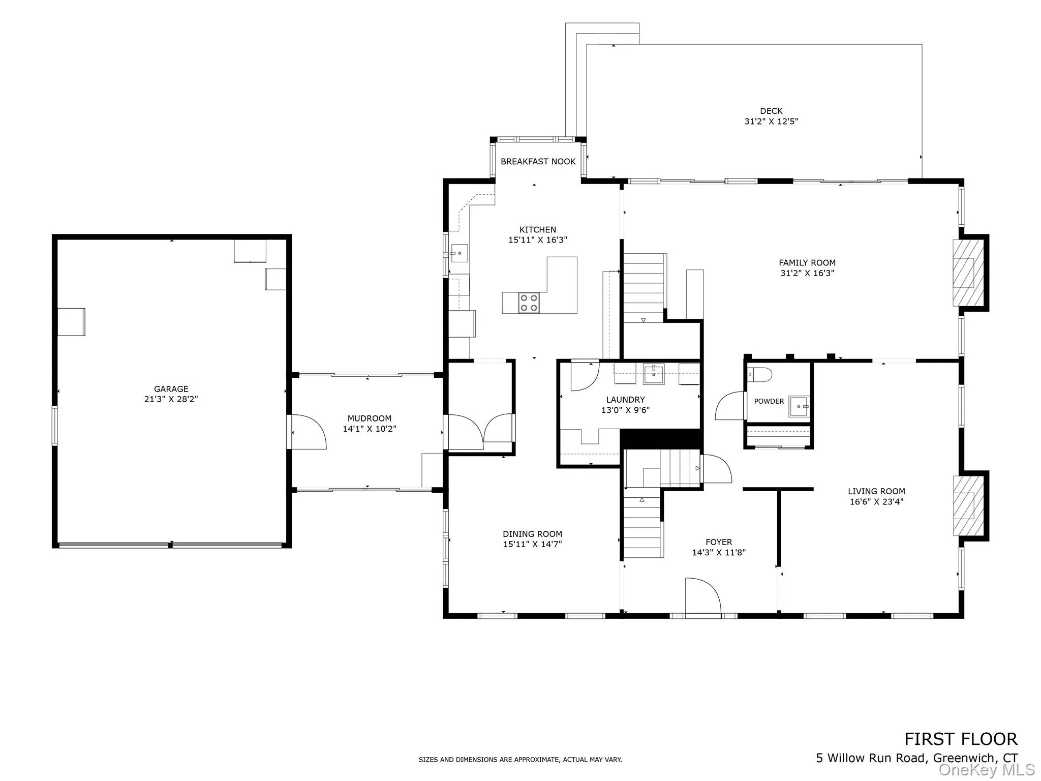 First Level Floor Plan First Level Floor Plan