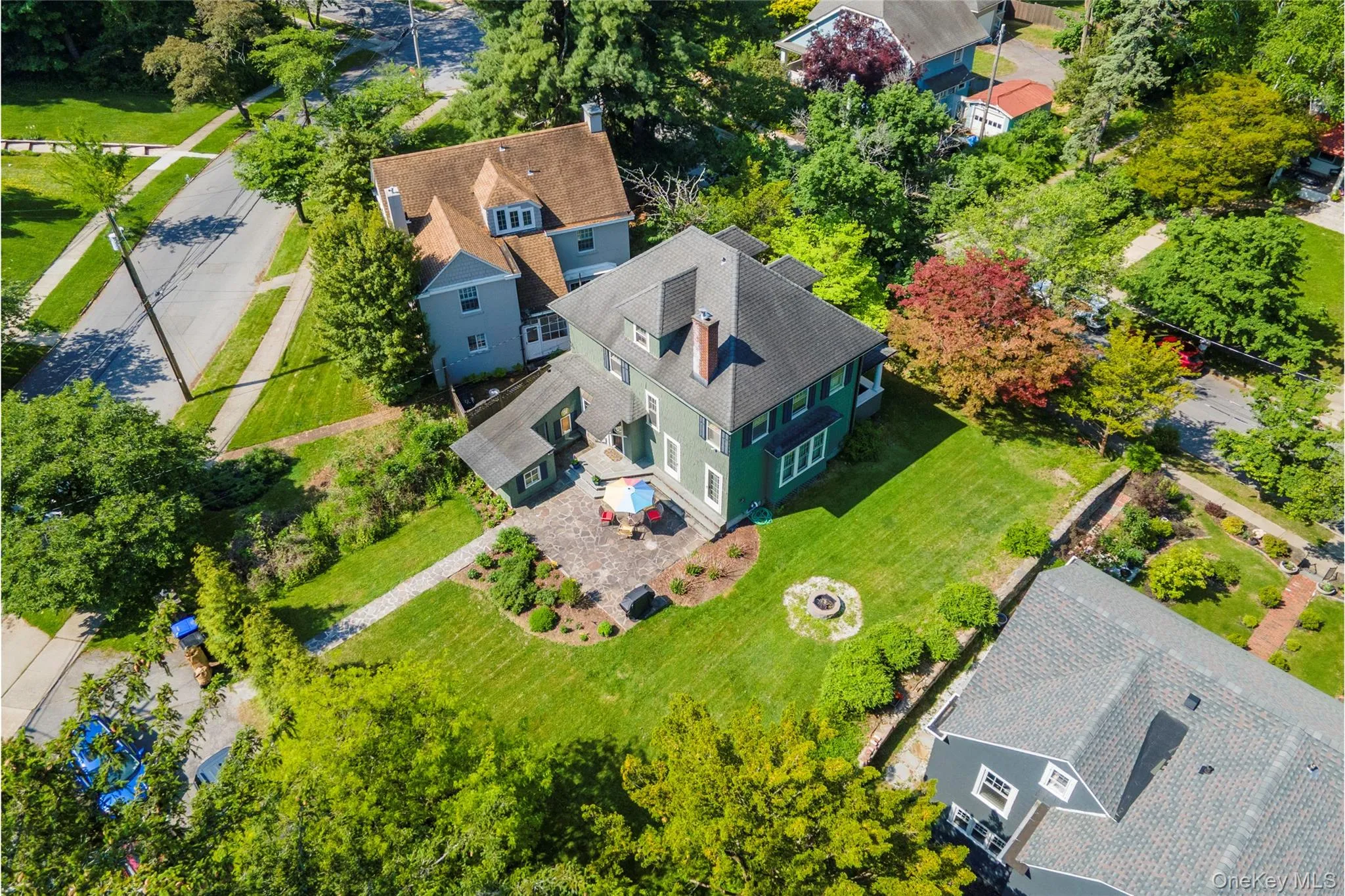 Aerial of back of house Aerial of back of house