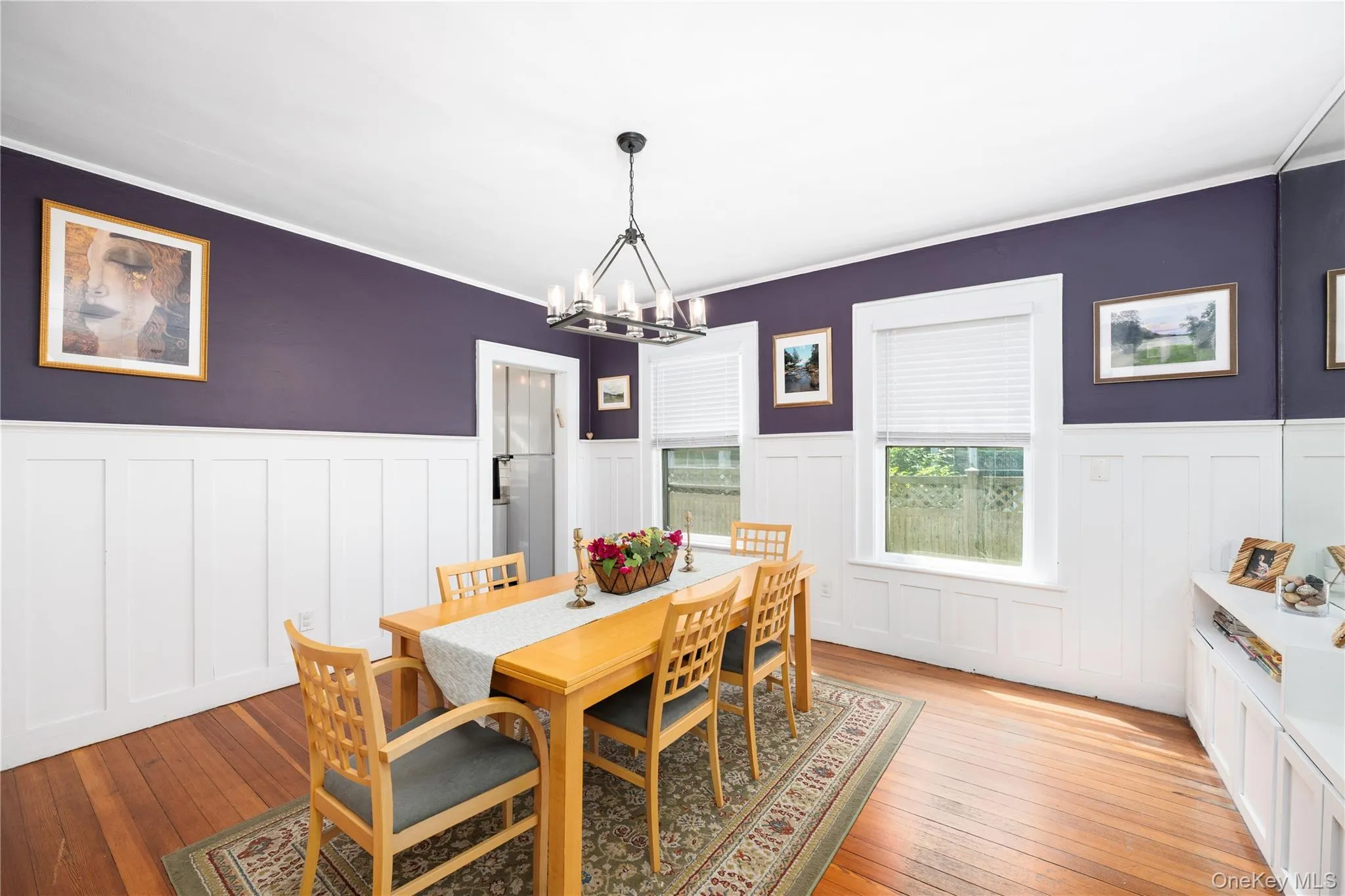 Wainscoting & built in shelves Wainscoting & built in shelves